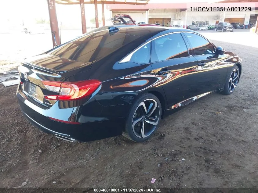 1HGCV1F35LA001229 2020 Honda Accord Sport