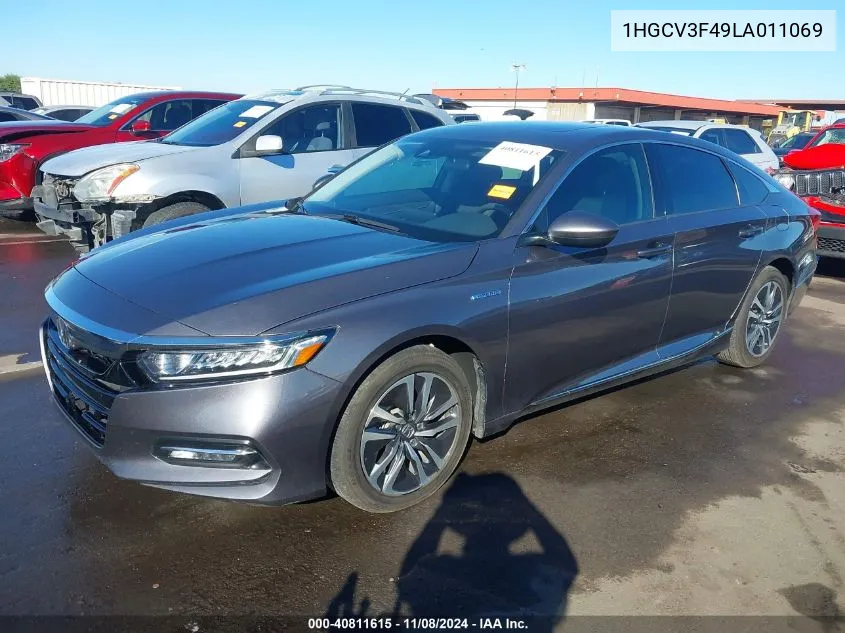 2020 Honda Accord Hybrid Ex VIN: 1HGCV3F49LA011069 Lot: 40811615