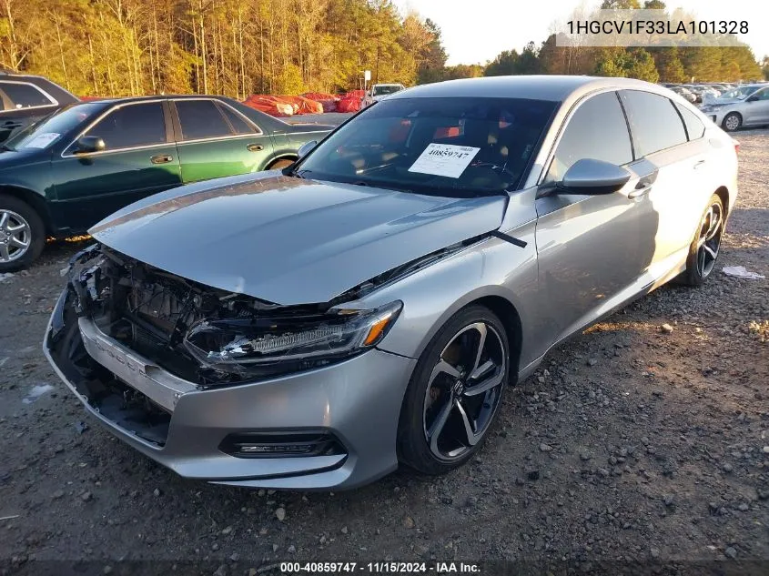 2020 Honda Accord Sport VIN: 1HGCV1F33LA101328 Lot: 40859747