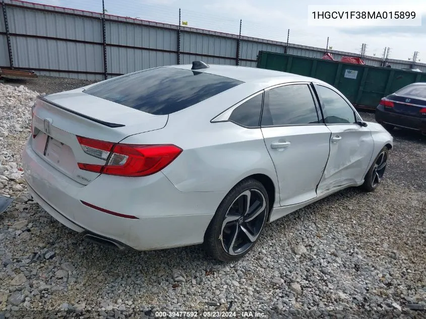 1HGCV1F38MA015899 2021 Honda Accord Sport