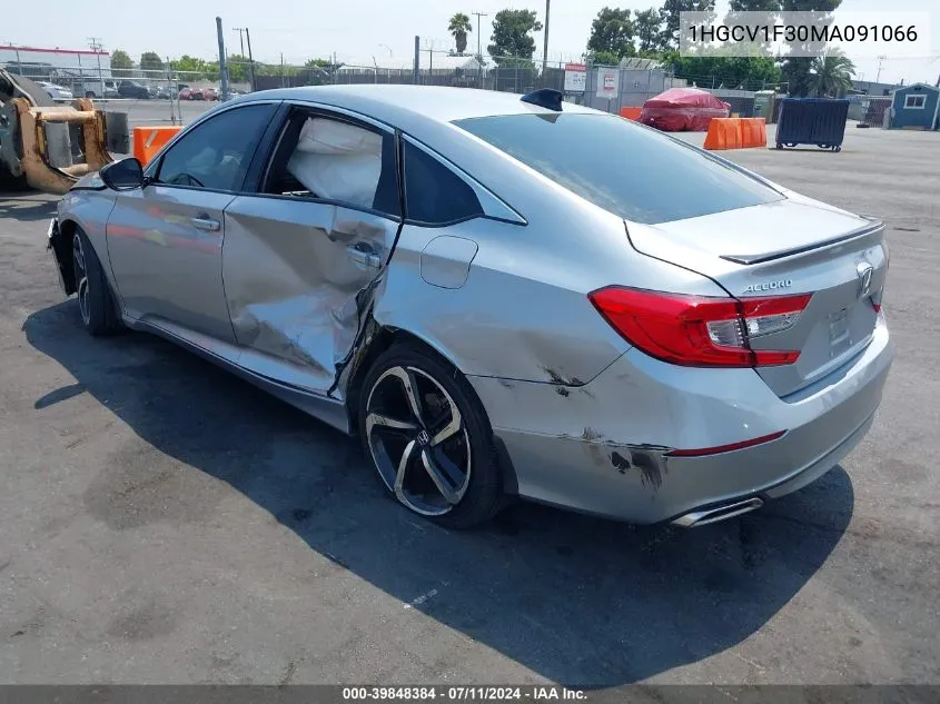 1HGCV1F30MA091066 2021 Honda Accord Sport