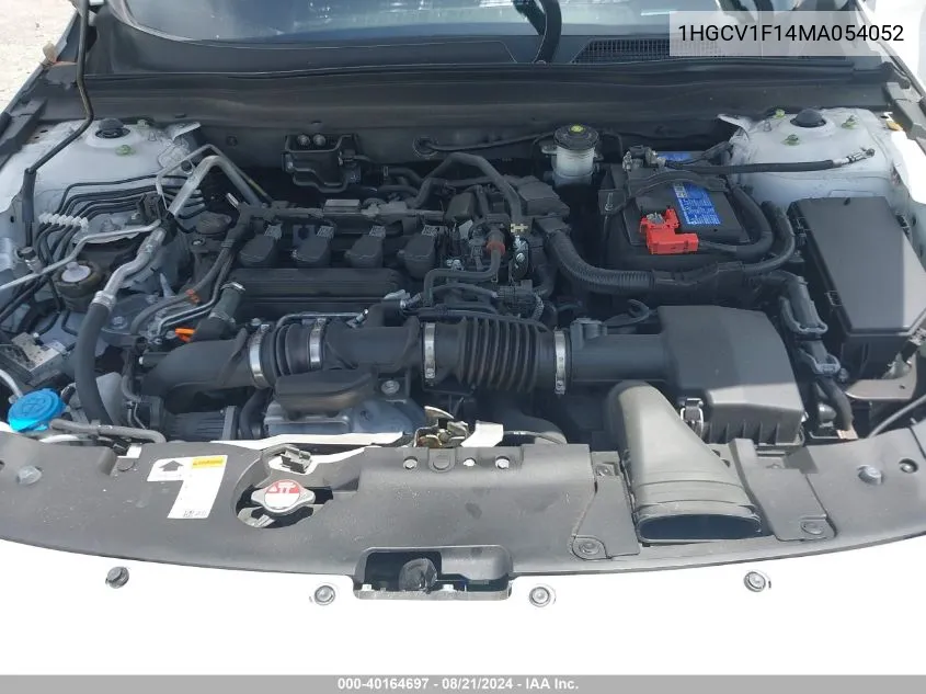 1HGCV1F14MA054052 2021 Honda Accord Lx