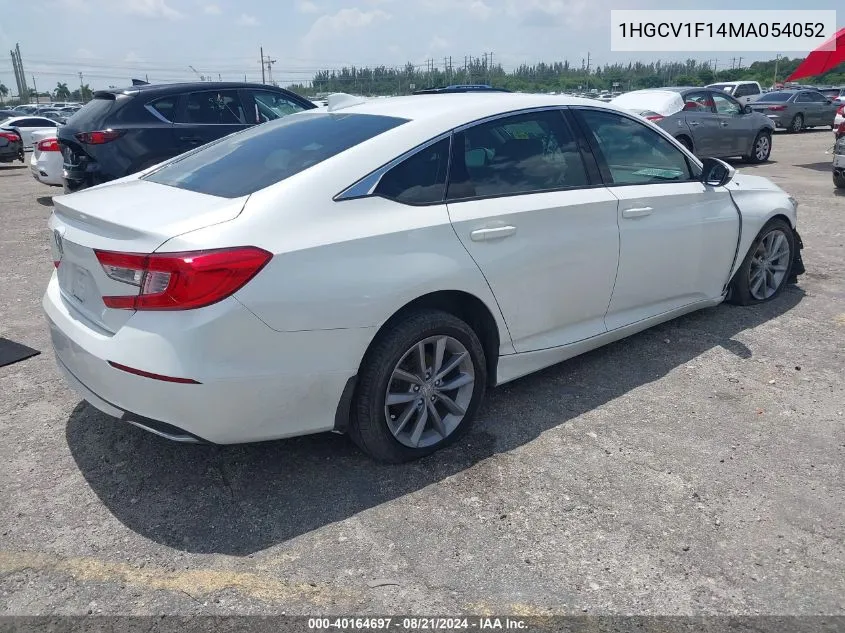 1HGCV1F14MA054052 2021 Honda Accord Lx