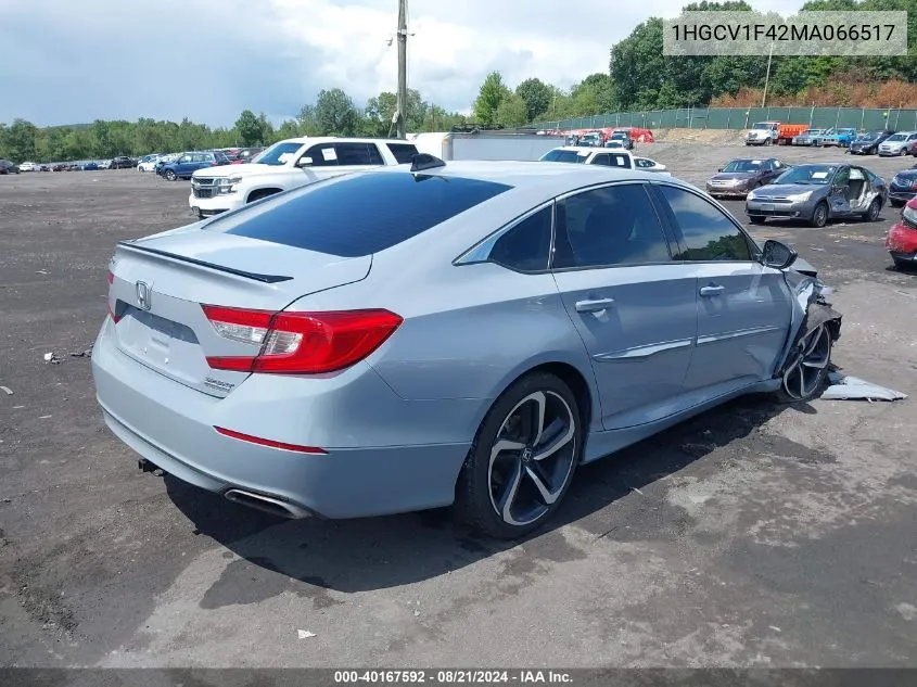 1HGCV1F42MA066517 2021 Honda Accord Sport Special Edition