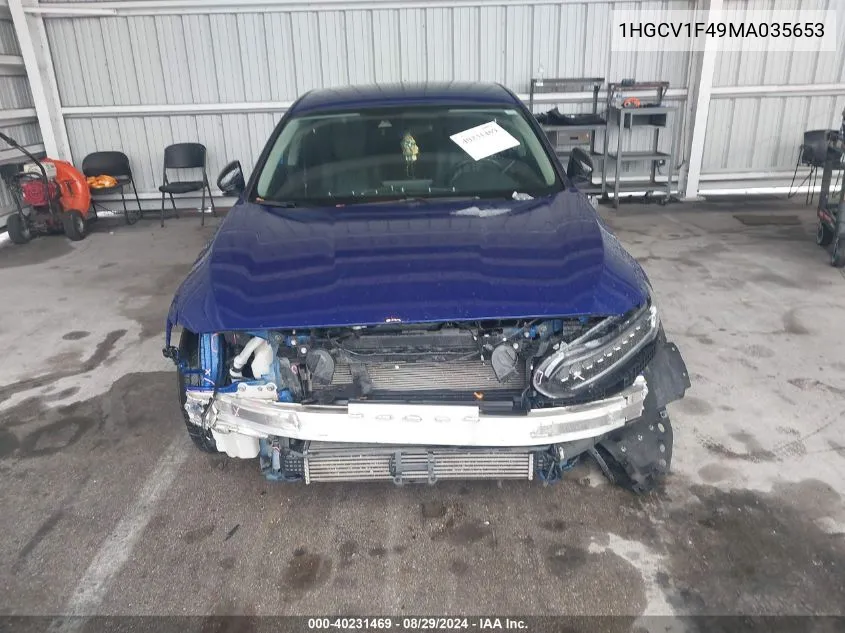 1HGCV1F49MA035653 2021 Honda Accord Sport Special Edition