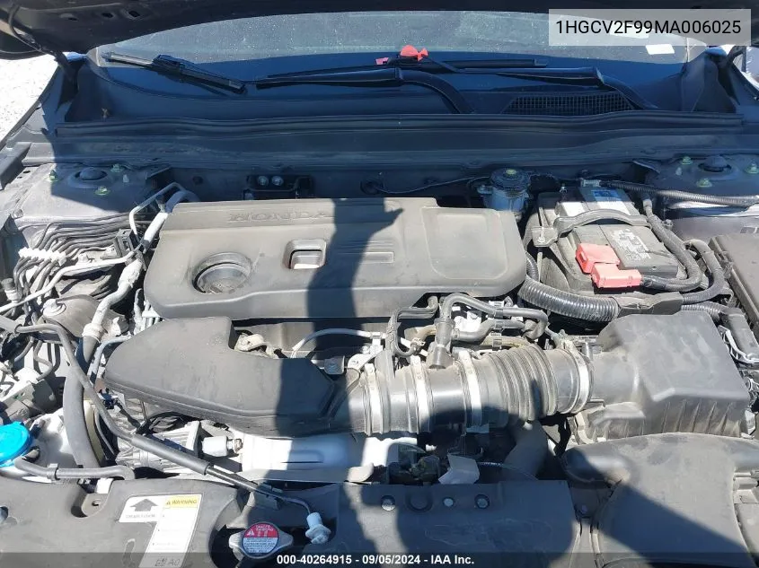 1HGCV2F99MA006025 2021 Honda Accord Touring