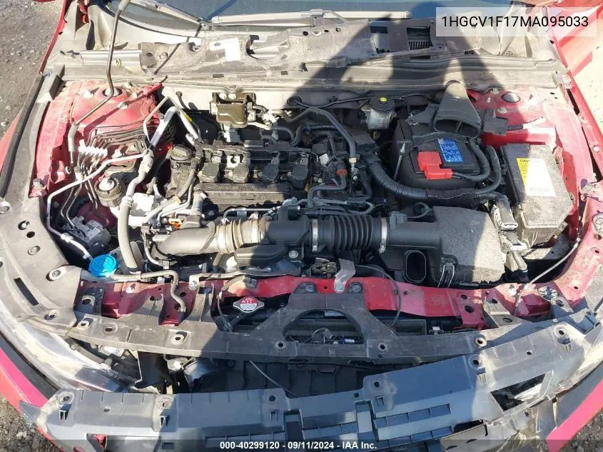 1HGCV1F17MA095033 2021 Honda Accord Lx