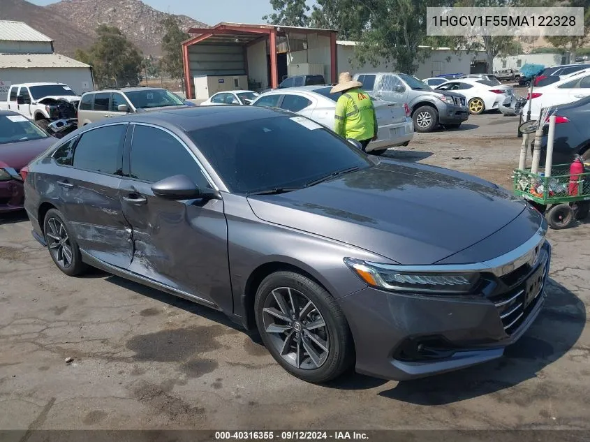 1HGCV1F55MA122328 2021 Honda Accord Exl