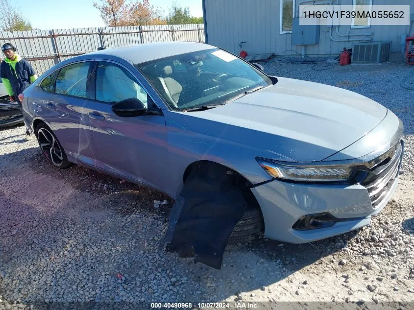 1HGCV1F39MA055652 2021 Honda Accord Sport