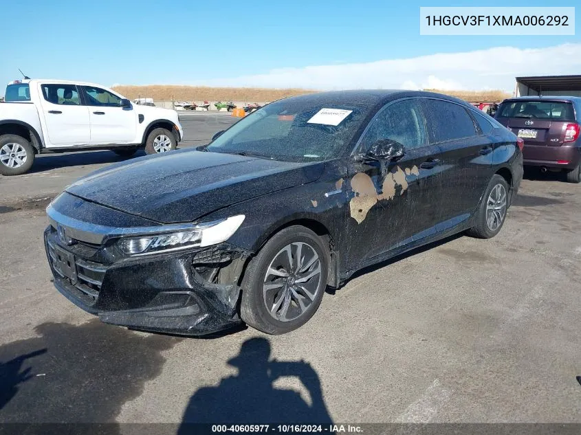 1HGCV3F1XMA006292 2021 Honda Accord Hybrid