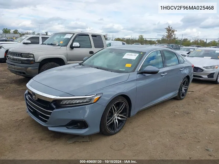 1HGCV2F96MA025468 2021 Honda Accord Touring