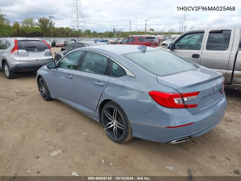 1HGCV2F96MA025468 2021 Honda Accord Touring