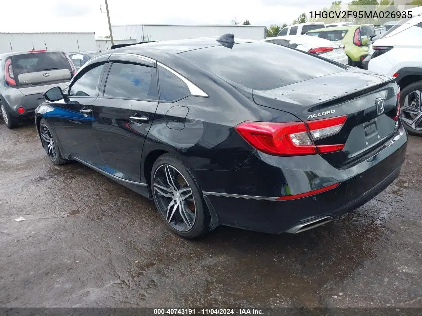 1HGCV2F95MA026935 2021 Honda Accord Touring