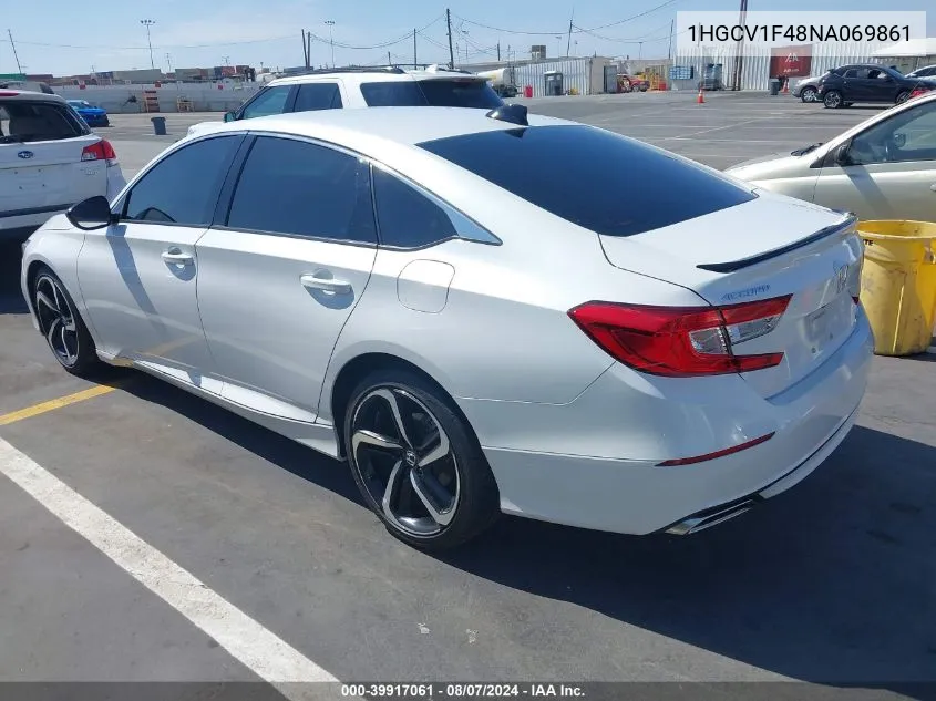 1HGCV1F48NA069861 2022 Honda Accord Sport Special Edition