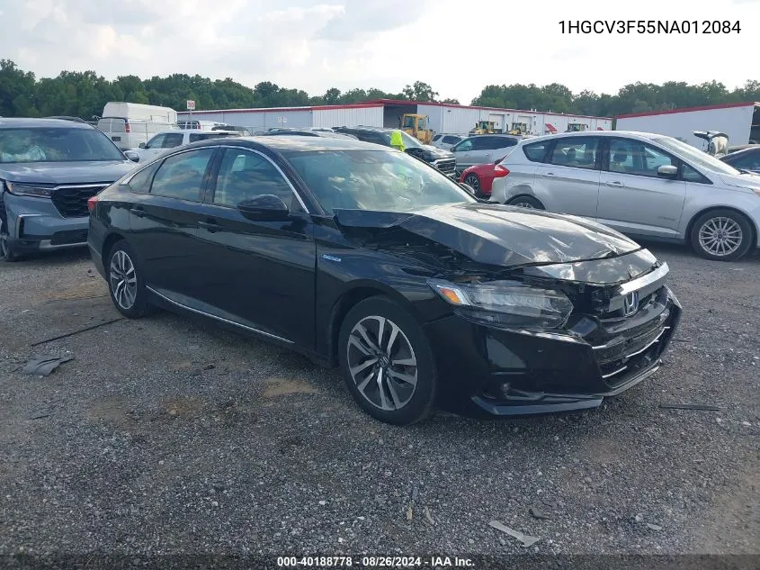 1HGCV3F55NA012084 2022 Honda Accord Hybrid Ex-L