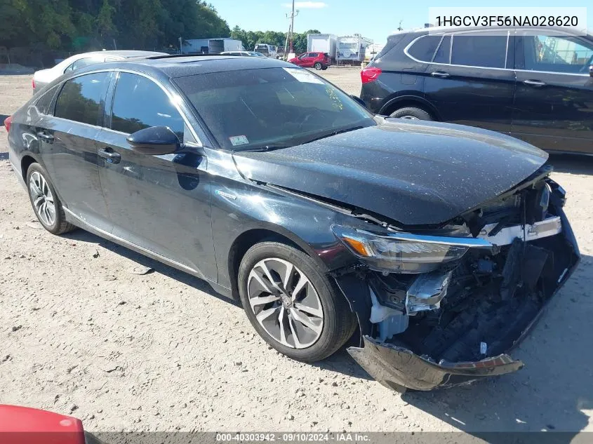 1HGCV3F56NA028620 2022 Honda Accord Hybrid Ex-L