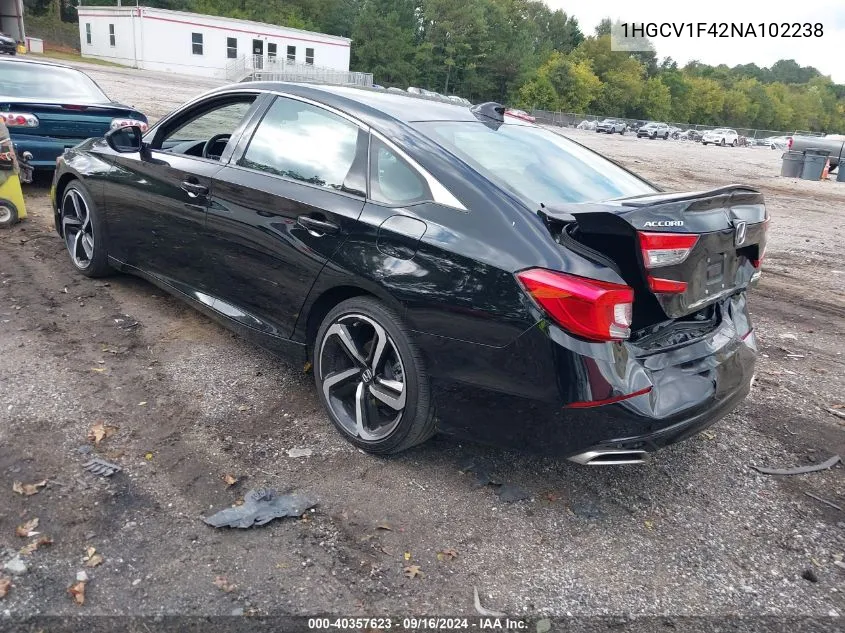 1HGCV1F42NA102238 2022 Honda Accord Sport Special Edition