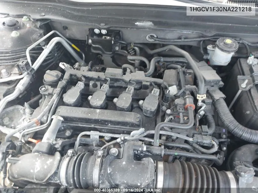 1HGCV1F30NA221218 2022 Honda Accord Sport