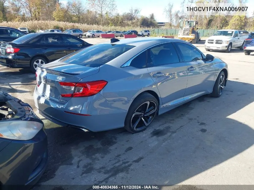 1HGCV1F4XNA006907 2022 Honda Accord Sport Special Edition