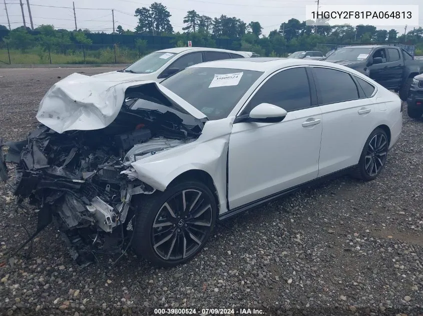 2023 Honda Accord Hybrid Touring VIN: 1HGCY2F81PA064813 Lot: 39800524