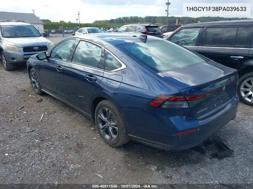 1HGCY1F38PA039633 2023 Honda Accord Ex