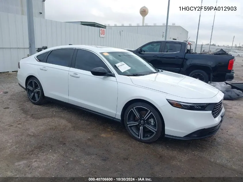 2023 Honda Accord Hybrid Sport VIN: 1HGCY2F59PA012903 Lot: 40706600