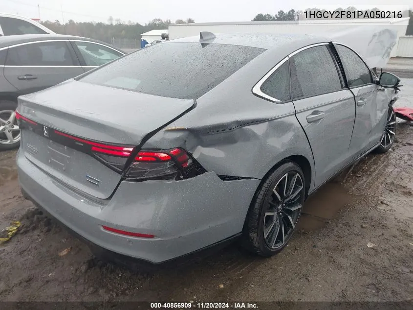 2023 Honda Accord Hybrid Touring VIN: 1HGCY2F81PA050216 Lot: 40856909