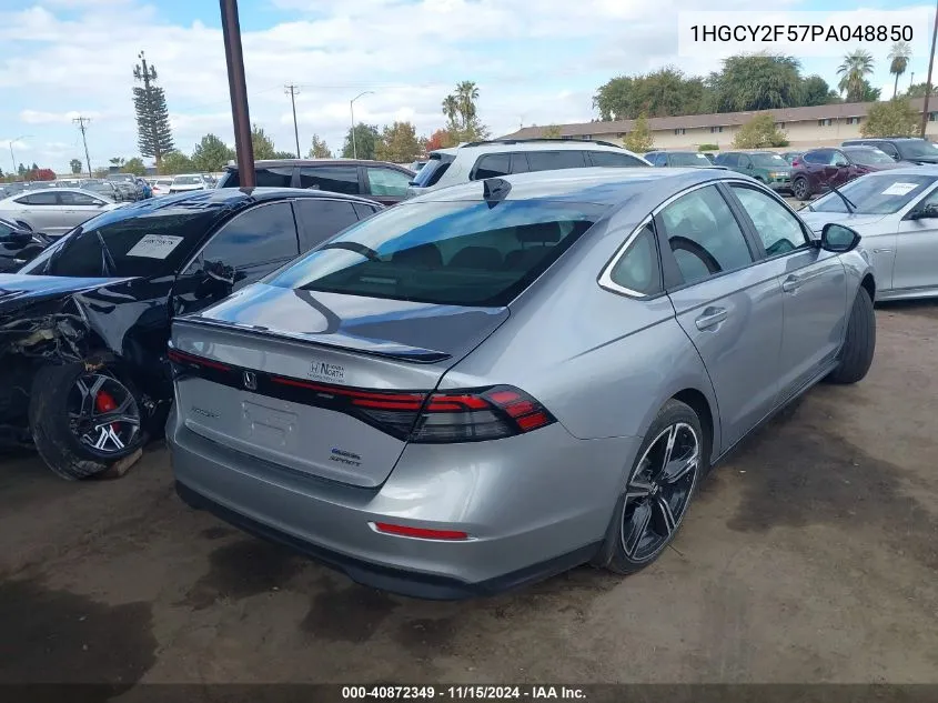 2023 Honda Accord Hybrid Sport VIN: 1HGCY2F57PA048850 Lot: 40872349