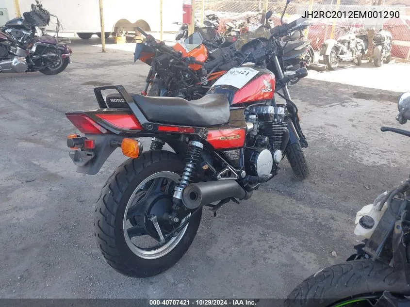 1984 Honda Cb700 Sc VIN: JH2RC2012EM001290 Lot: 40707421