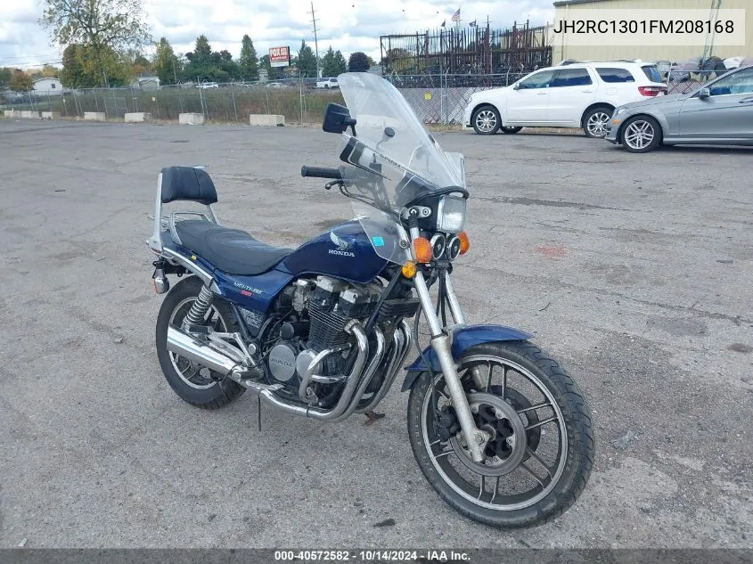 1985 Honda Cb650 Sc VIN: JH2RC1301FM208168 Lot: 40572582