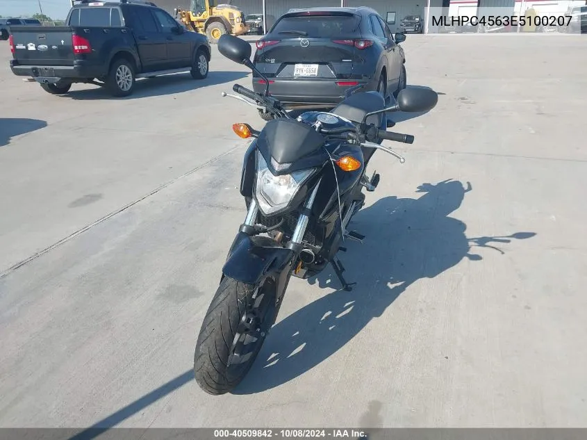 2014 Honda Cb500 F VIN: MLHPC4563E5100207 Lot: 40509842