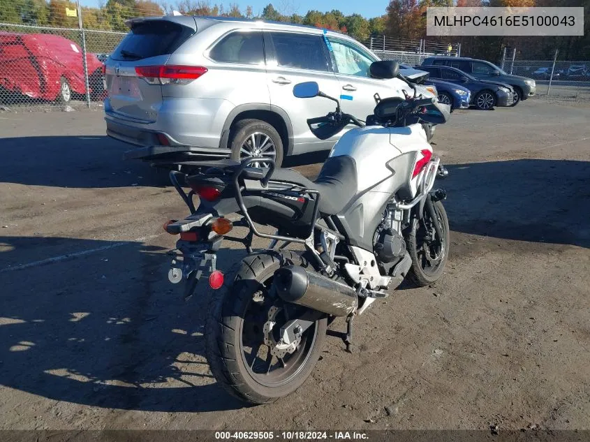 2014 Honda Cb500 X VIN: MLHPC4616E5100043 Lot: 40629505