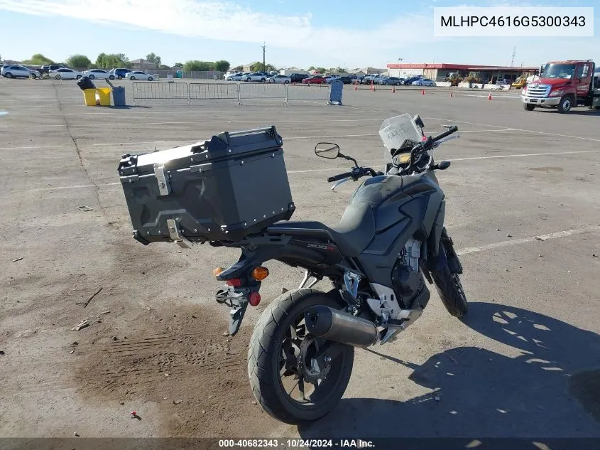 MLHPC4616G5300343 2016 Honda Cb500 X