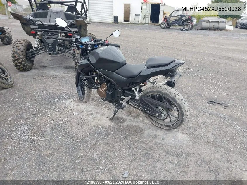 MLHPC452XJ5500028 2018 Honda Cb500 F