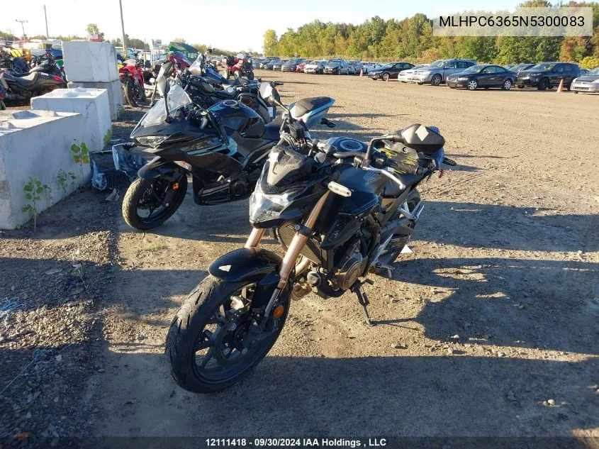 2022 Honda Cb500 Fa VIN: MLHPC6365N5300083 Lot: 12111418