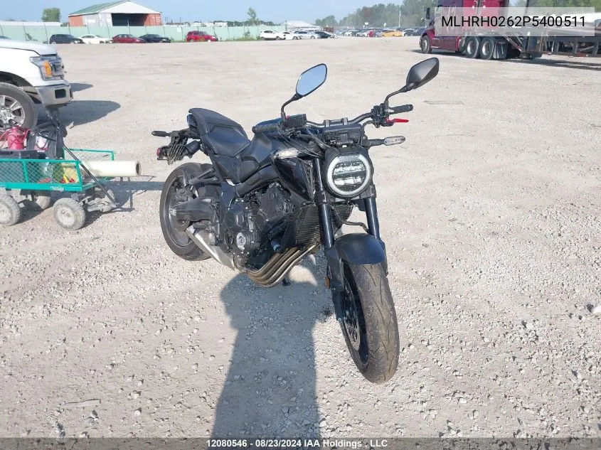 2023 Honda Cb650 Ra VIN: MLHRH0262P5400511 Lot: 12080546