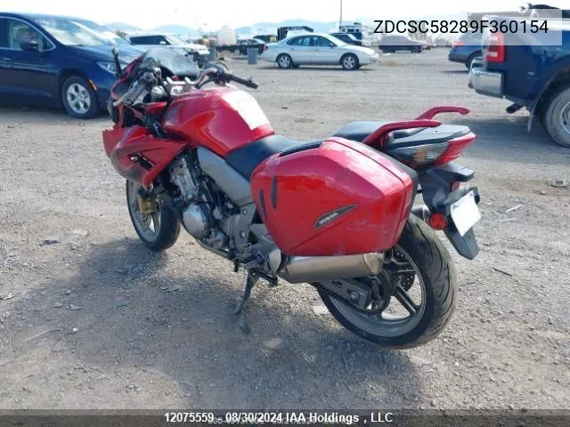 ZDCSC58289F360154 2009 Honda Cbf 1000