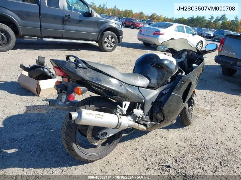 1997 Honda Cbr1100 Xx VIN: JH2SC3507VM000708 Lot: 40592161