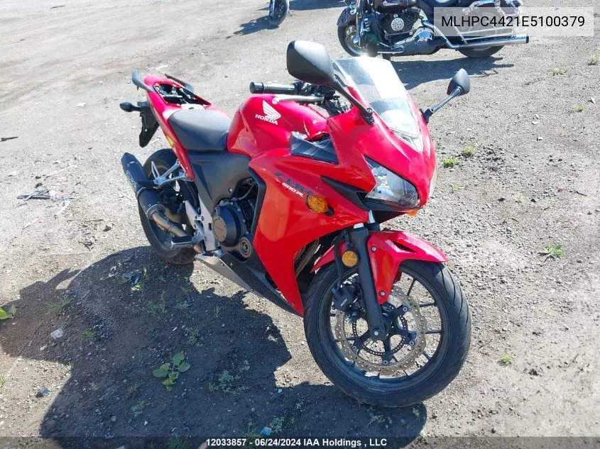 MLHPC4421E5100379 2014 Honda Cbr500 Ra