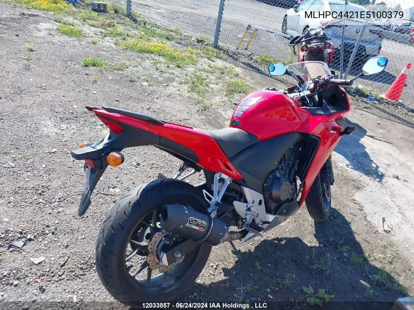 MLHPC4421E5100379 2014 Honda Cbr500 Ra