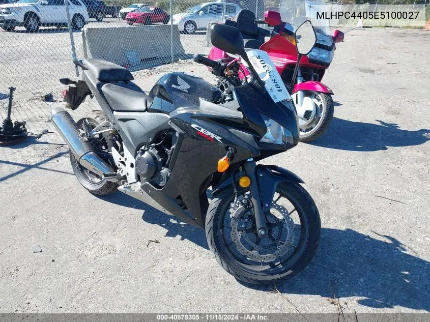 2014 Honda Cbr500 Ra-Abs VIN: MLHPC4405E5100027 Lot: 40879305