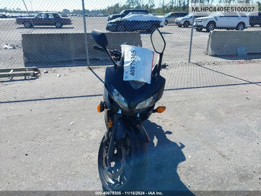 2014 Honda Cbr500 Ra-Abs VIN: MLHPC4405E5100027 Lot: 40879305