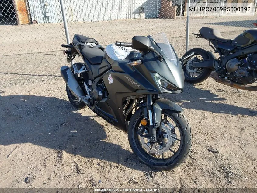 2024 Honda Cbr500 Ra VIN: MLHPC7059R5000392 Lot: 40730635