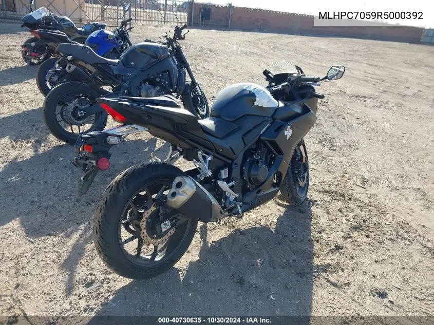 2024 Honda Cbr500 Ra VIN: MLHPC7059R5000392 Lot: 40730635