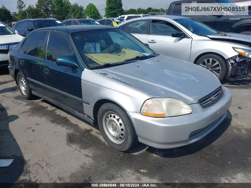 1997 Honda Civic Lx VIN: 2HGEJ667XVH508555 Lot: 39561840