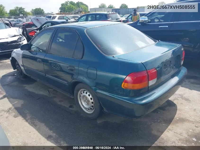 1997 Honda Civic Lx VIN: 2HGEJ667XVH508555 Lot: 39561840