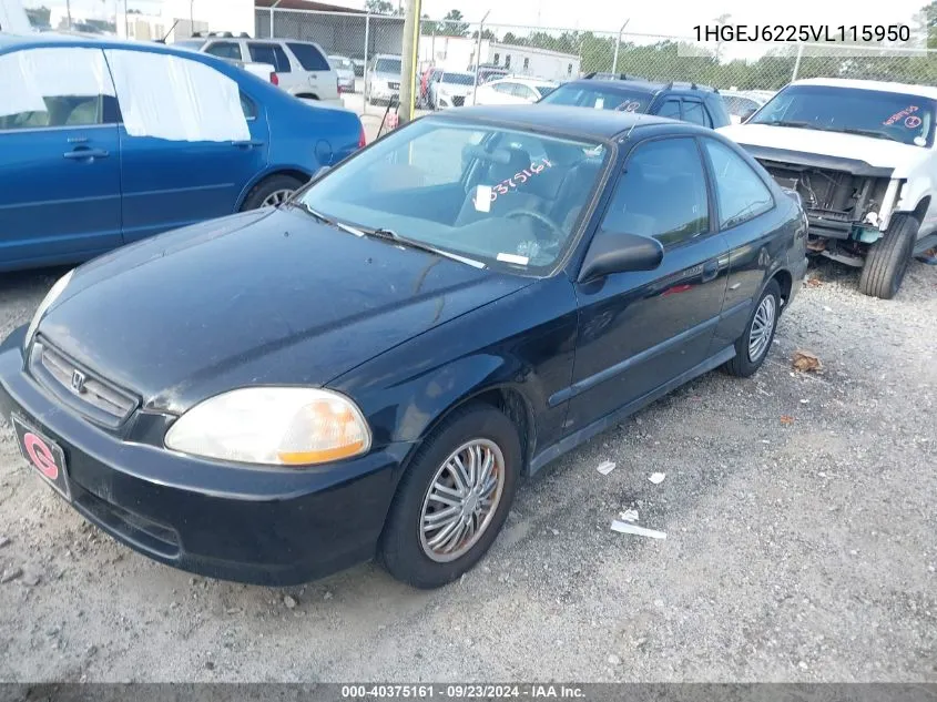 1HGEJ6225VL115950 1997 Honda Civic Dx