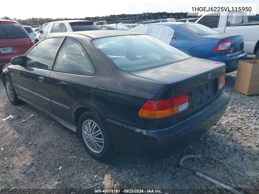 1HGEJ6225VL115950 1997 Honda Civic Dx