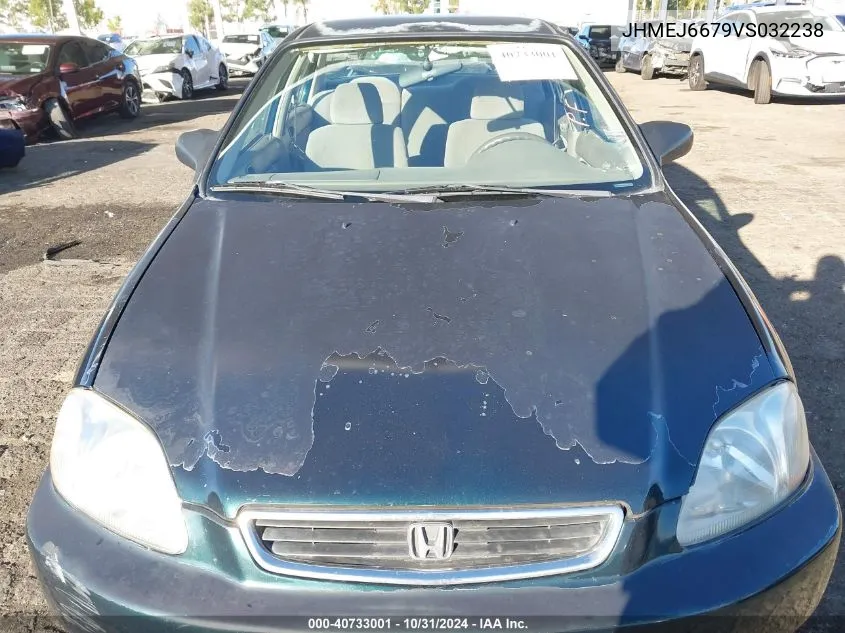 1997 Honda Civic Lx VIN: JHMEJ6679VS032238 Lot: 40733001