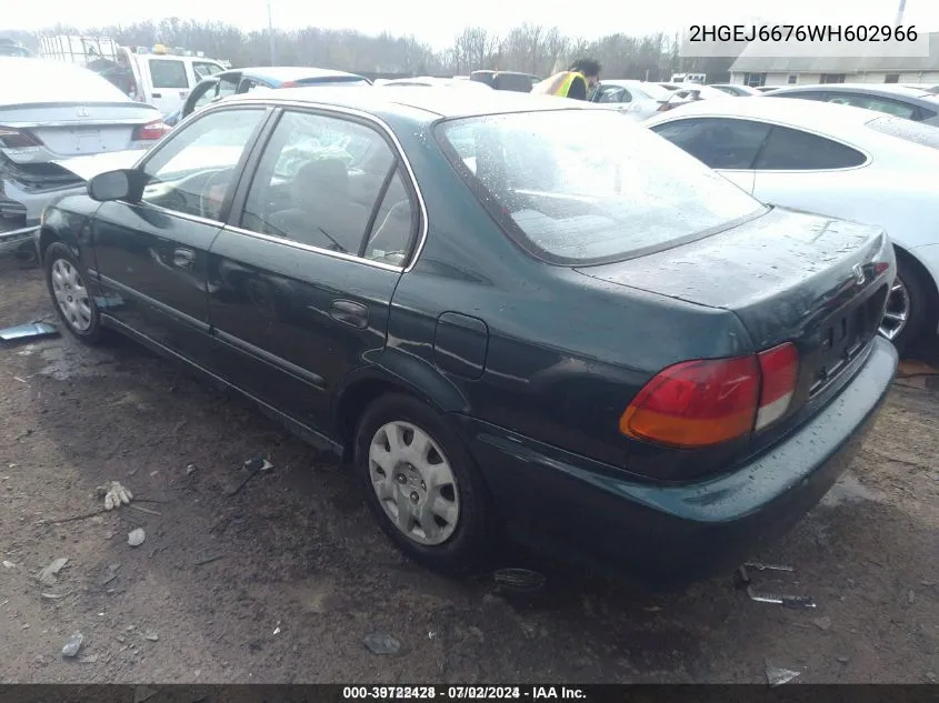 2HGEJ6676WH602966 1998 Honda Civic Lx